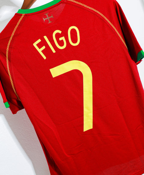 2006 Portugal Away #7 Figo ( S )