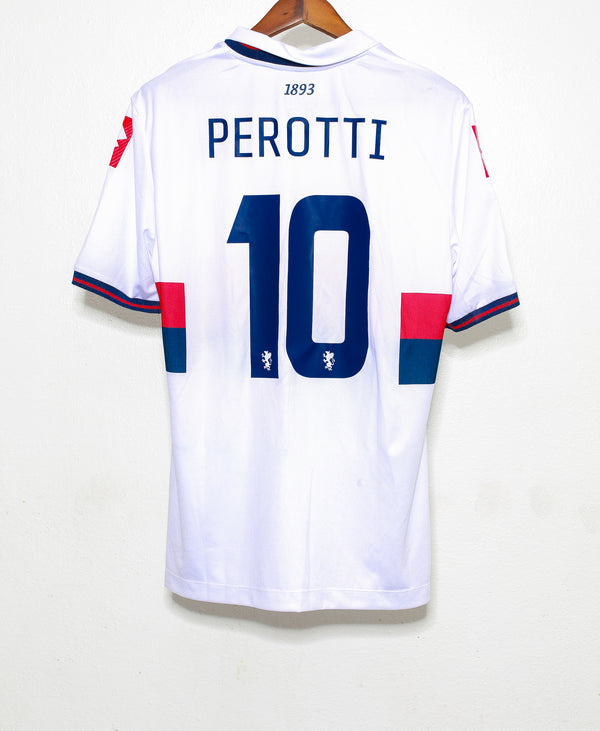 2014 Genoa Away #10 Perotti Match Worn ( XL )