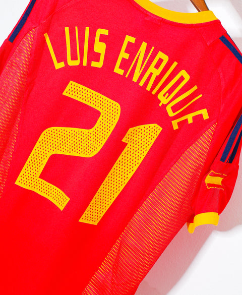 2000 Spain Home Luis Enrique #21 ( L )