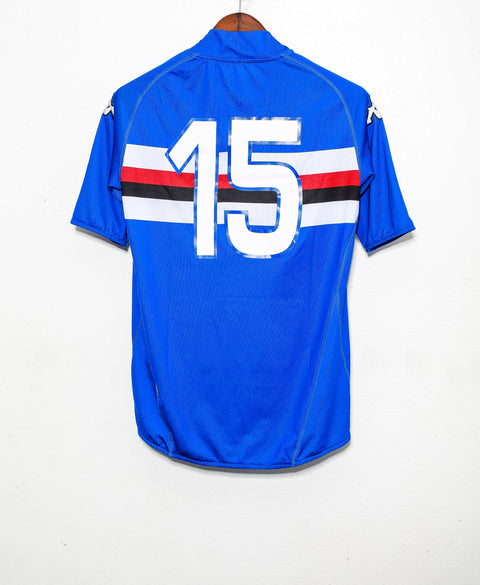 Sampdoria 2004-05 Home Kit #15 (M)