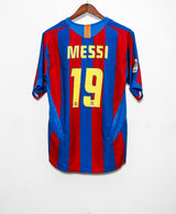 Barcelona 2004-05 Messi Home Kit (L)