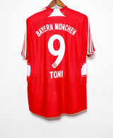 2007 Bayern Munich Home #9 Toni ( L )