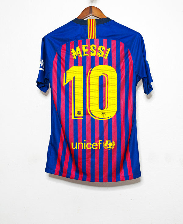 FC Barcelona home soccer jersey 2018-2019 Messi #10 L