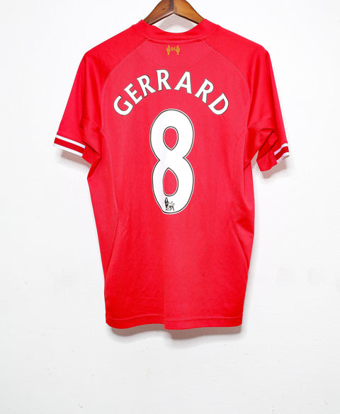 2013 Liverpool Home #8 Gerrard ( M )