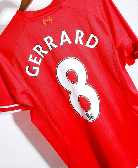 2013 Liverpool Home #8 Gerrard ( M )