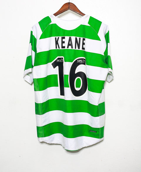 2004 Celtic Home #16 Keane ( XL )