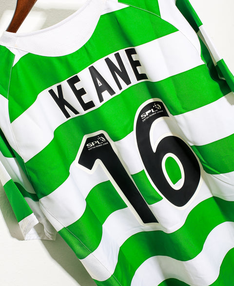 2004 Celtic Home #16 Keane ( XL )