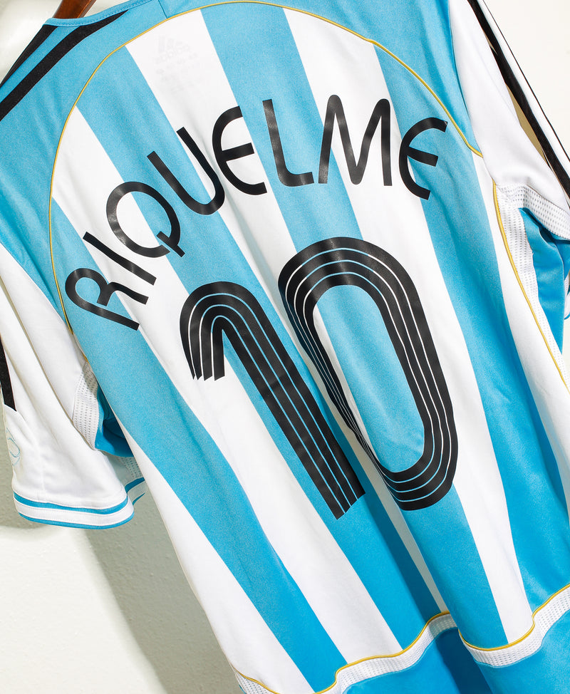 Argentina 2006 World Cup Riquelme Home Kit (L)