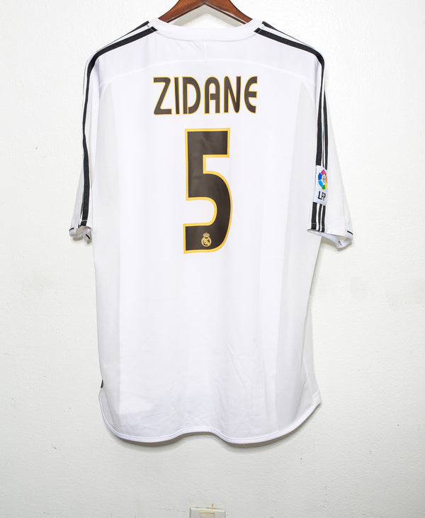2003 Real Madrid Home #5 Zidane ( XXL )