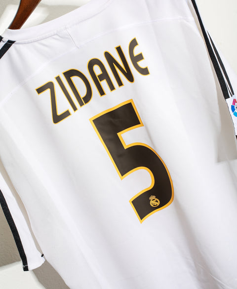 2003 Real Madrid Home #5 Zidane ( XXL )