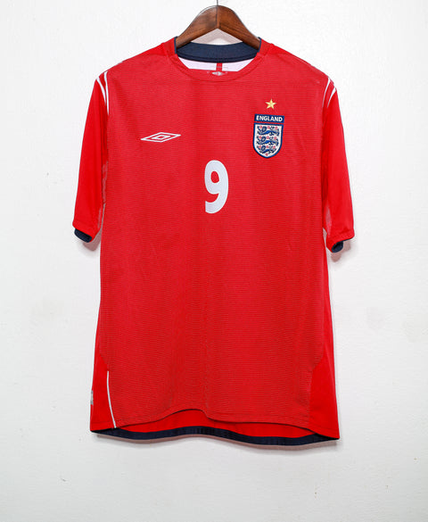 2004 England Away #9 Rooney ( L )