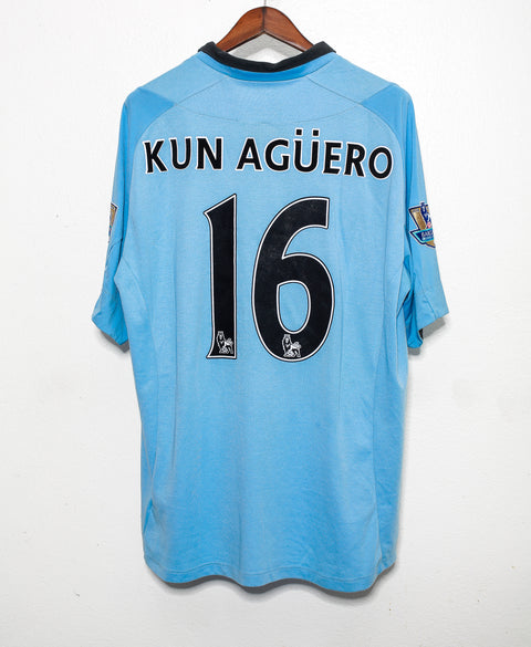 2012 Manchester City Home #16 Kun Aguero ( XXL )