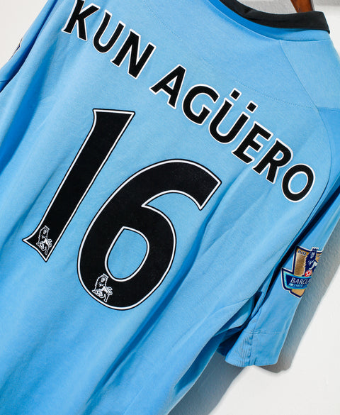 2012 Manchester City Home #16 Kun Aguero ( XXL )