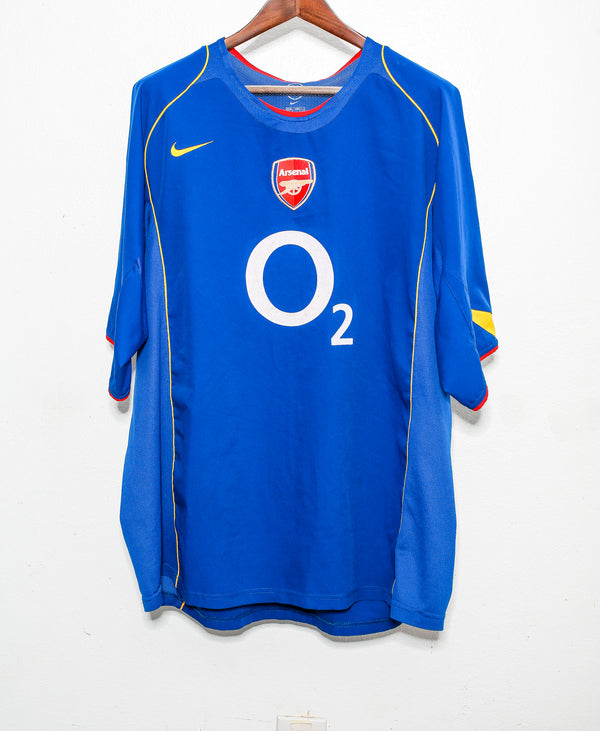 ARSENAL #14 HENRY HOME SHIRT / 2002 - 2003 / XL / NIKE O2 / LONG