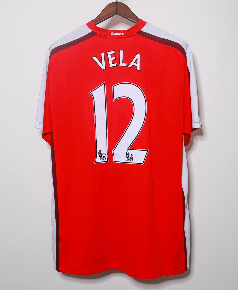 2008 Arsenal Home #12 Vela ( XL )