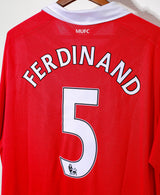 Manchester United 2010-11 Ferdinand Home Kit (2XL)
