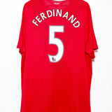 Manchester United 2010-11 Ferdinand Home Kit (2XL)