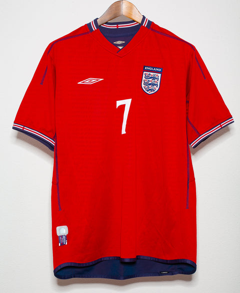 England 2002 Beckham Away Kit (L)