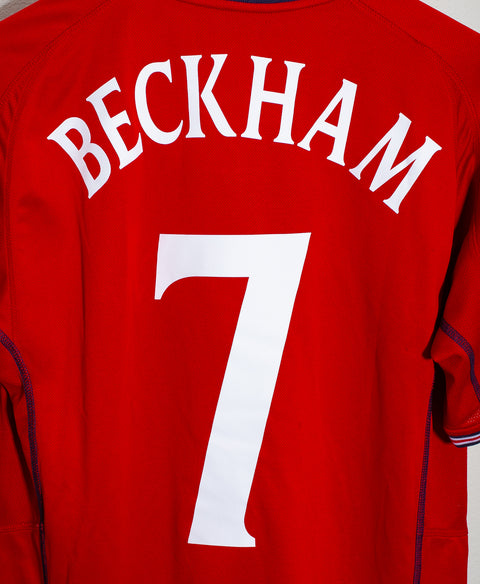 England 2002 Beckham Away Kit (L)