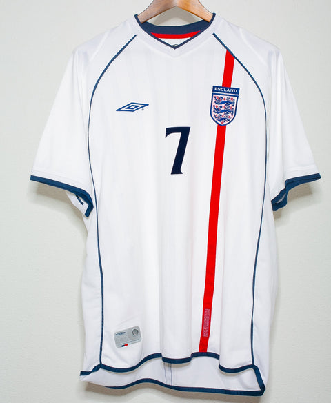 England 2002 Beckham Home Kit (XL)