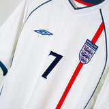 England 2002 Beckham Home Kit (XL)