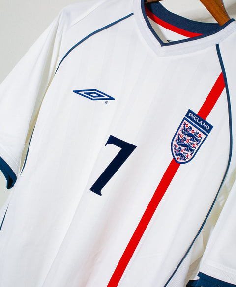 England 2002 Beckham Home Kit (XL)