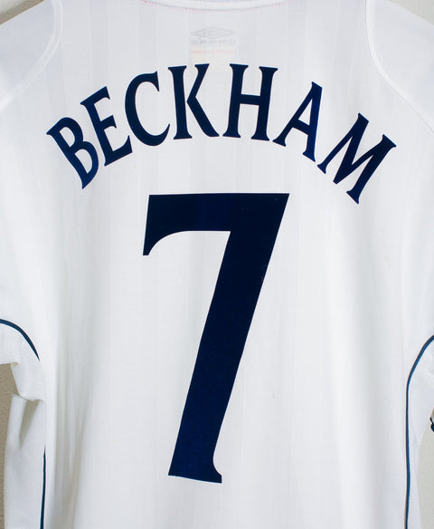 England 2002 Beckham Home Kit (XL)