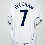 England 2002 Beckham Home Kit (XL)