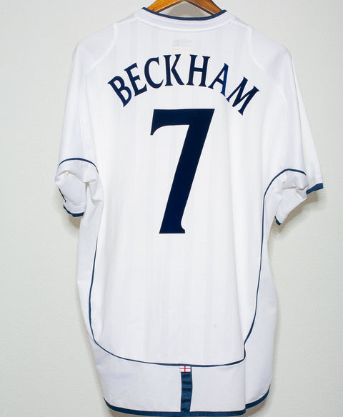 England 2002 Beckham Home Kit (XL)