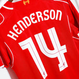 Liverpool 2014-15 Henderson Home Kit (M)