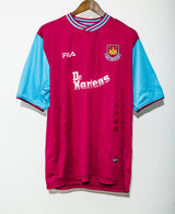 West Ham 2001 - 2002 Home Kit ( XL )