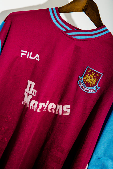 West Ham 2001 - 2002 Home Kit ( XL )