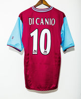 2001 - 2002 West Ham Home Kit #10 Di Canio( XL )