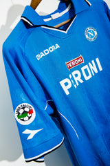 2000 - 2001 Napoli Home Kit #97 Edmundo
