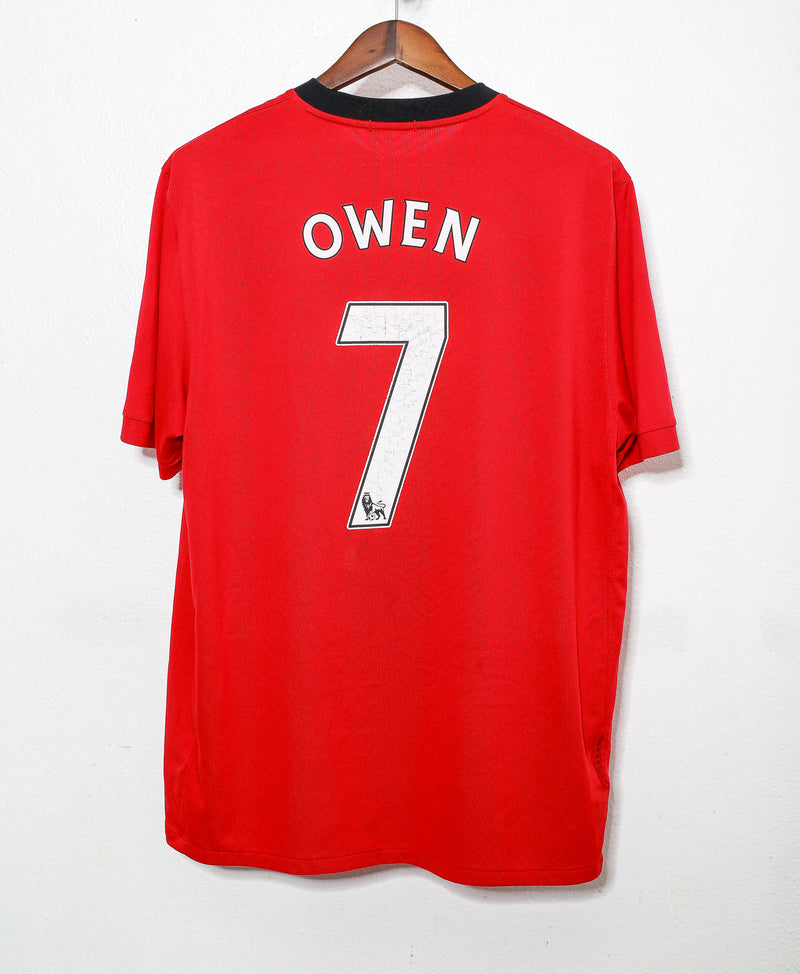 Manchester United 2009-10 Owen Home Kit (XL)