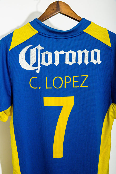 2004 - 2005 Club America Away #7 C. Lopez ( L )