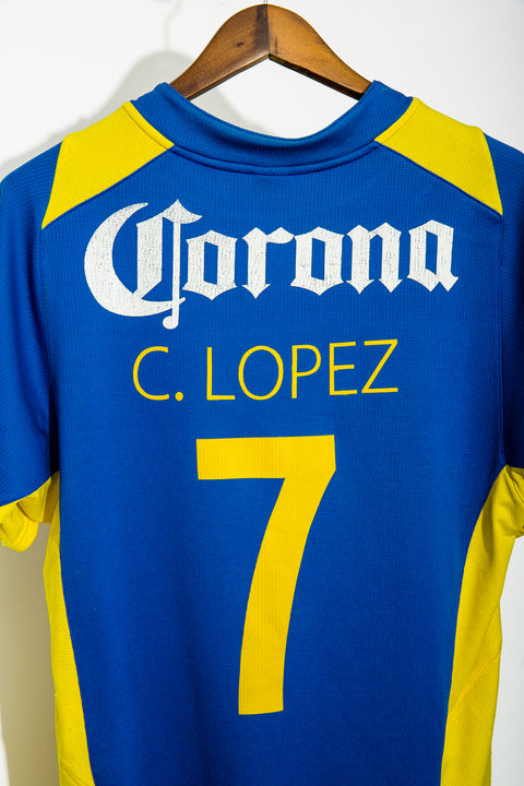 2004 - 2005 Club America Away ( L ) #7 C. Lopez