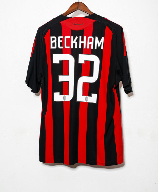 AC Milan 2008-09 Beckham Home Kit #32 (L)