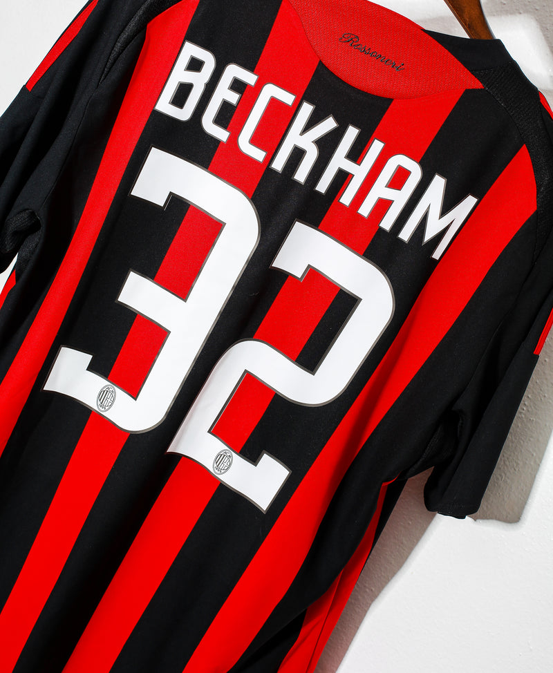 2008 AC Milan Home #32 Beckham ( L )