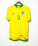 2006 Brazil Home #10 Ronaldinho ( XL )