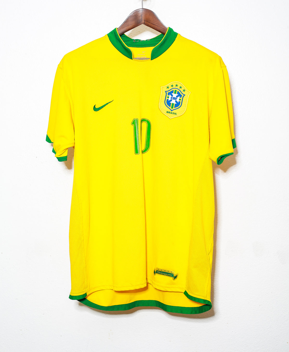 2006 Brazil Home #10 Ronaldinho ( XL )