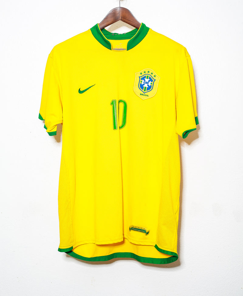 2006 Brazil Home #10 Ronaldinho ( XL )