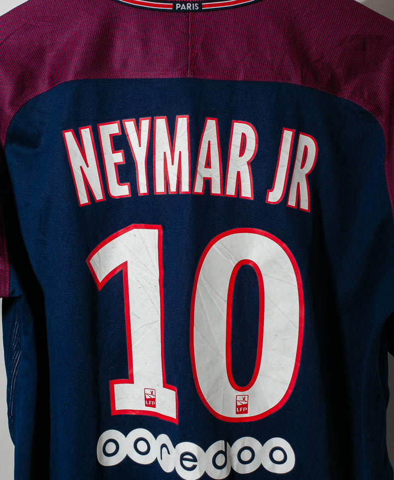 Camiseta del PSG 2017-2018 Local + Neymar Jr 10 (Dorsal Estilo Fan) #neymar  #psg #shirt