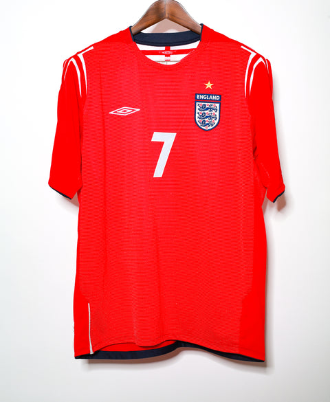 England 2004 Beckham Away Kit (L)