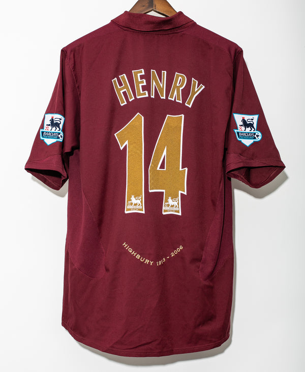 Arsenal 2005-06 Henry Home Kit (XL)
