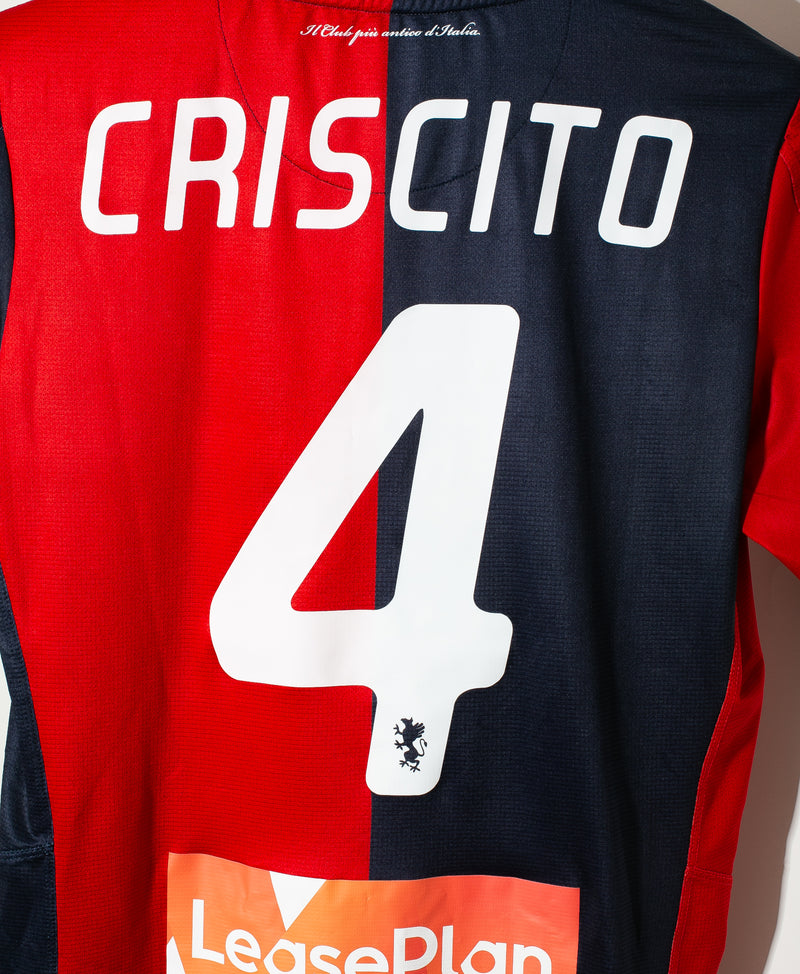 Genoa 2019-20 Match Worn Criscito Home Kit (M)