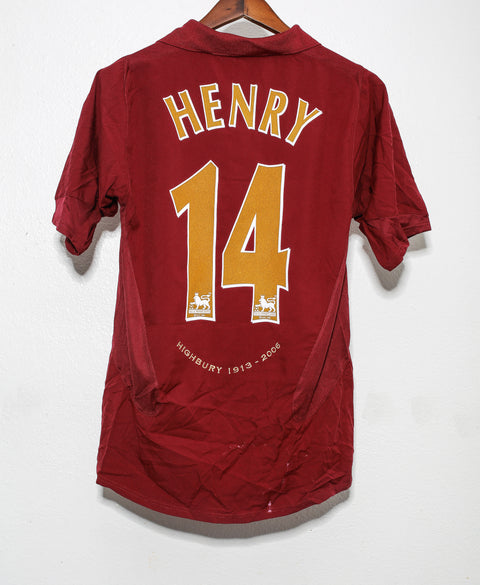 Arsenal 2005-06 Henry Home Kit (M)