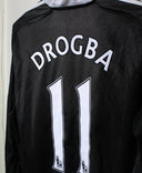 Chelsea 2008 Drogba Long Sleeve Away Kit (L)