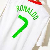 2008 Portugal Home #7 Ronaldo ( XL )
