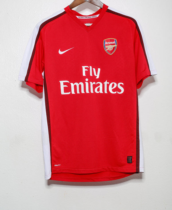 Arsenal 2008-09 Vela Home Kit (M)
